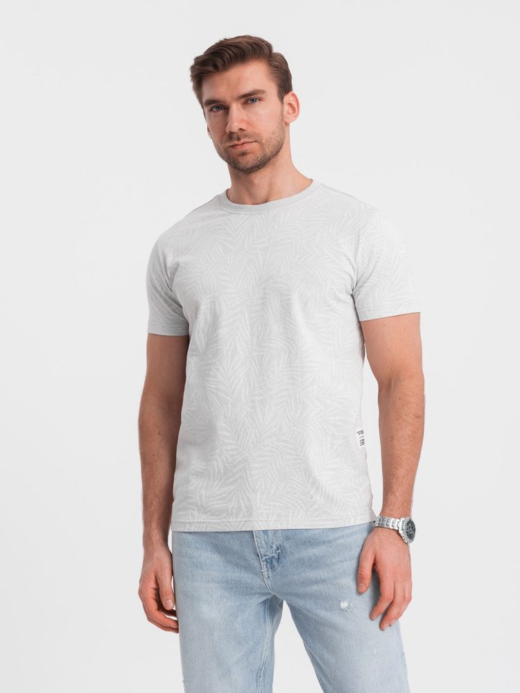 Trendy tričko pre mužov šedé