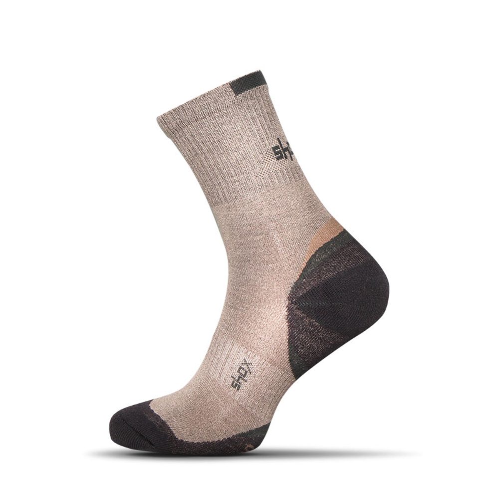 E-shop Bavlnené pánske ponožky v béžovej farbe Clima Plus