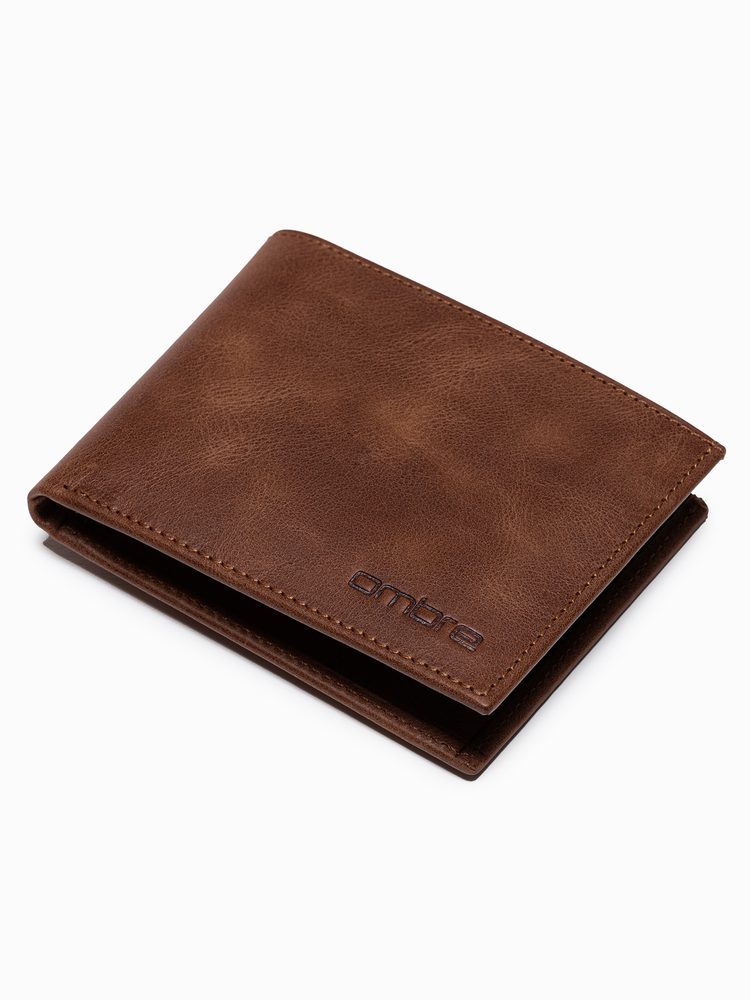 E-shop Elegantná hnedá peňaženka A607