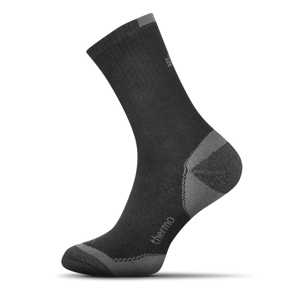 E-shop Termo bavlnené ponožky čierne