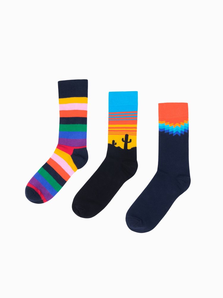 E-shop Štýlový mix ponožiek U242-V3 (3 ks)