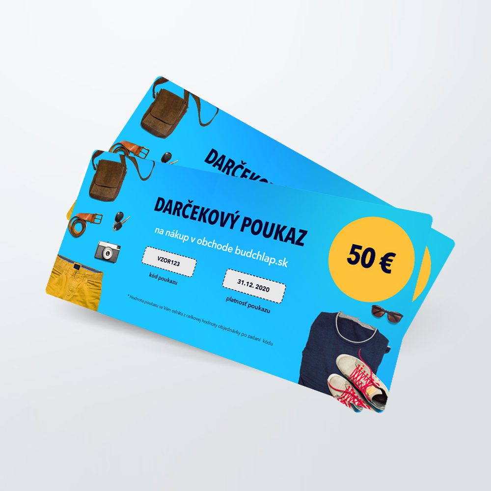 E-shop Darčekový poukaz v hodnote 50€