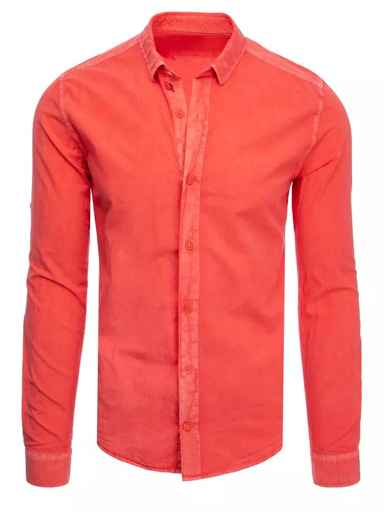 E-shop Originálna červená košeľa z bavlny