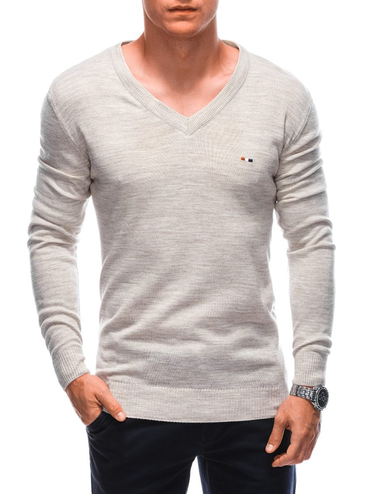 Trendy sveter pre pánov - béžový