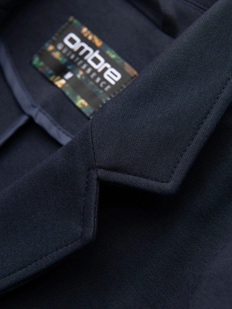 Športové sako slim fit granátové