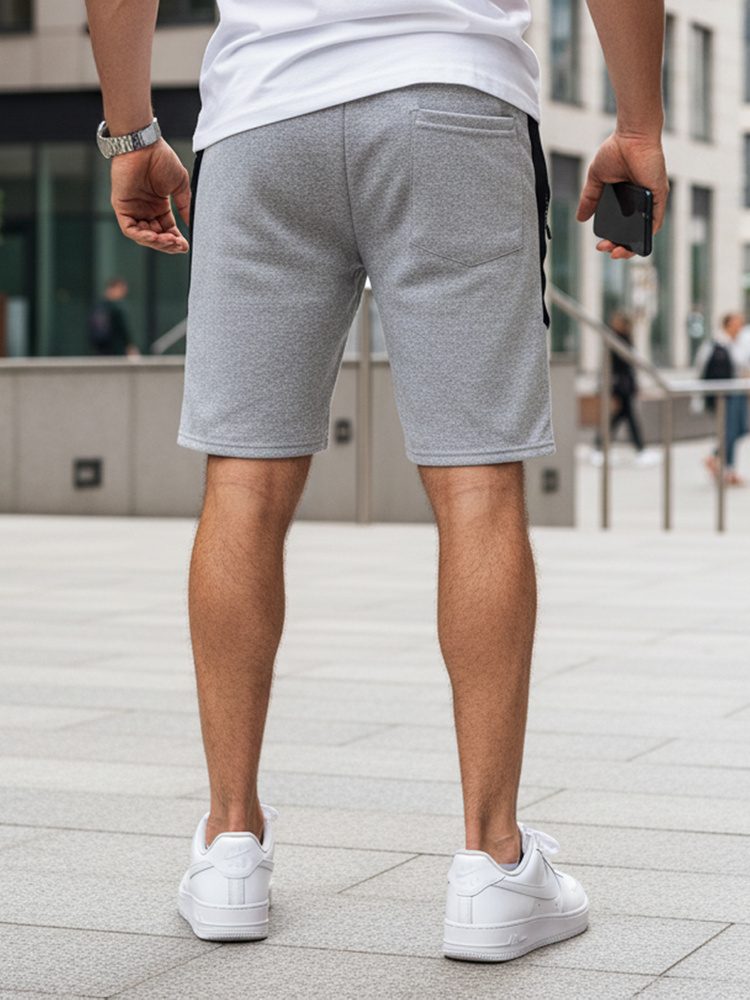 Pánske trendy kraťasy sivé