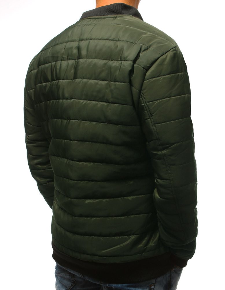 Štýlová bomber bunda zelená-muži