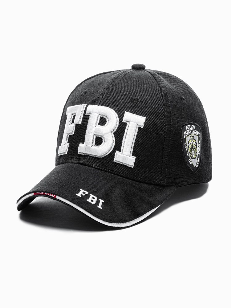 E-shop Trendy čierna šiltovka FBI H115