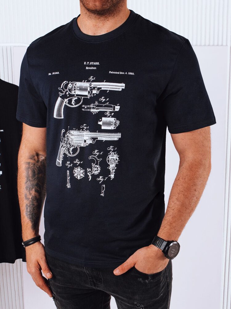 Trendy tričko s krátkym rukávom pre pánov granátové