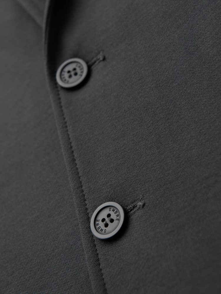 Športové sako slim fit grafitové