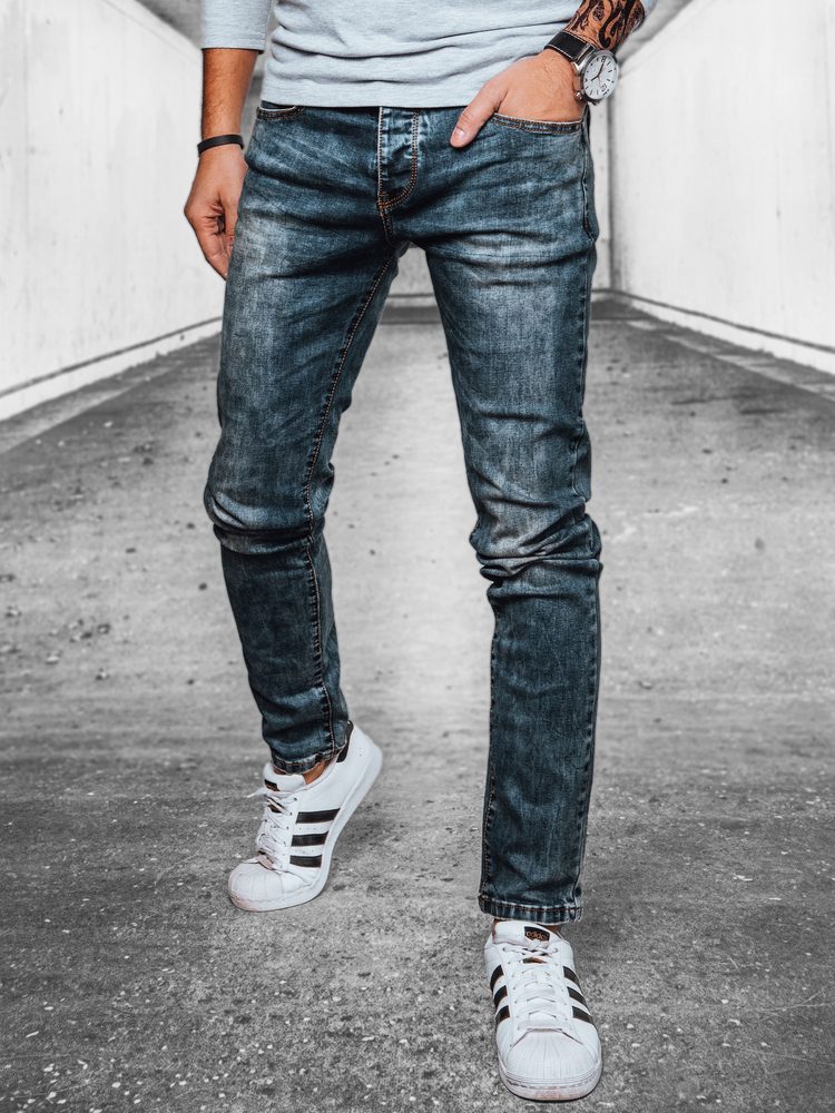 E-shop Trendy pánske modré džínsové nohavice