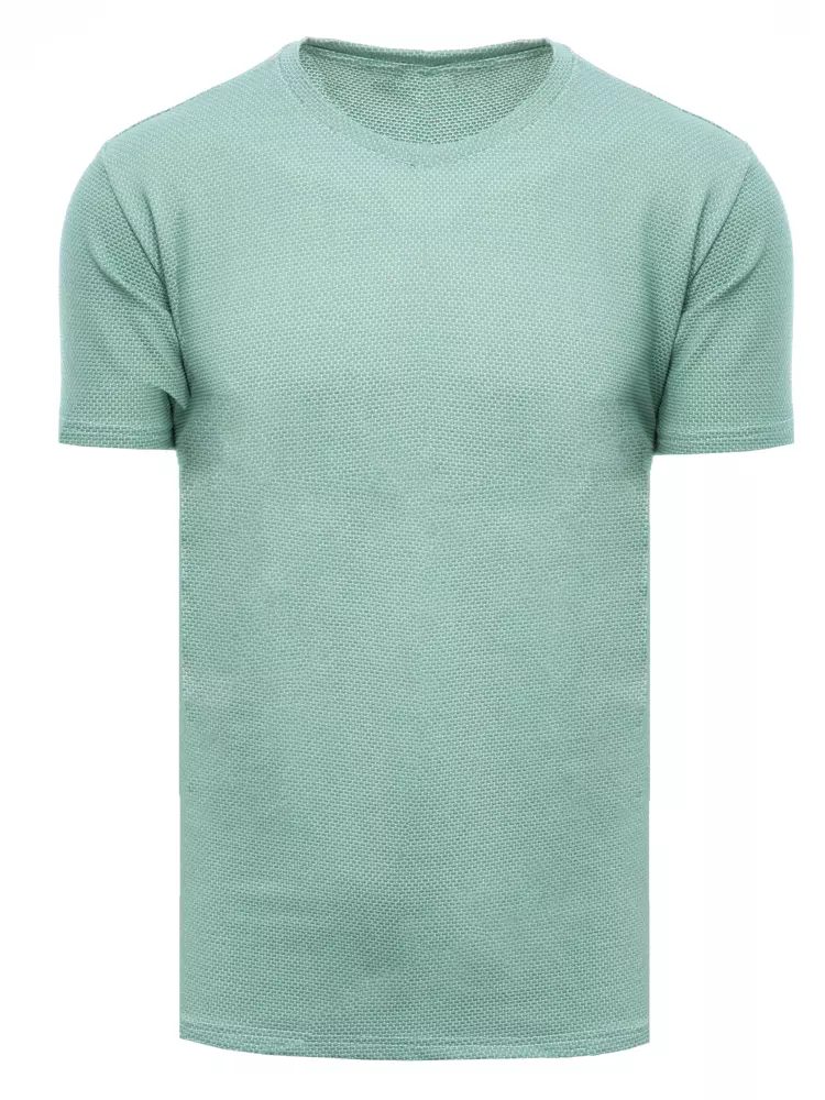 Módne tričko s krátkym rukávom zelené-muži