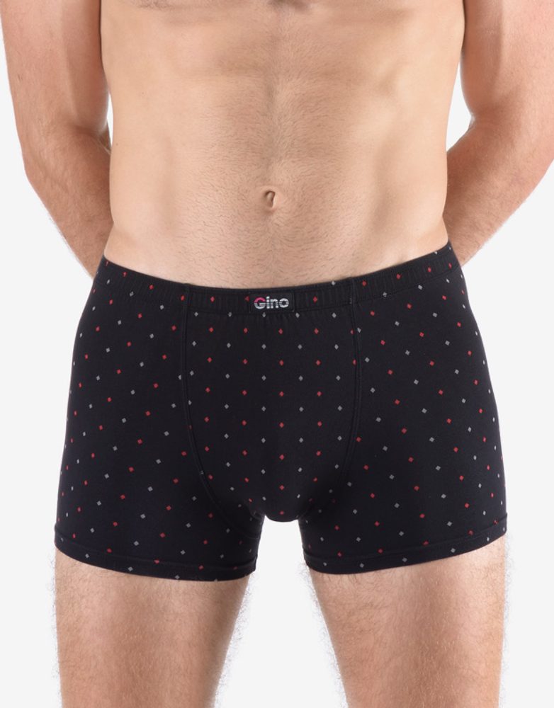 E-shop Trendy čierne vzorované pánske boxerky
