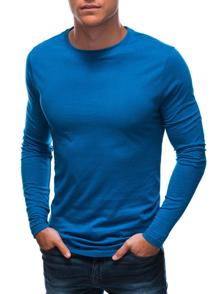 Klasické pánske modré tričko