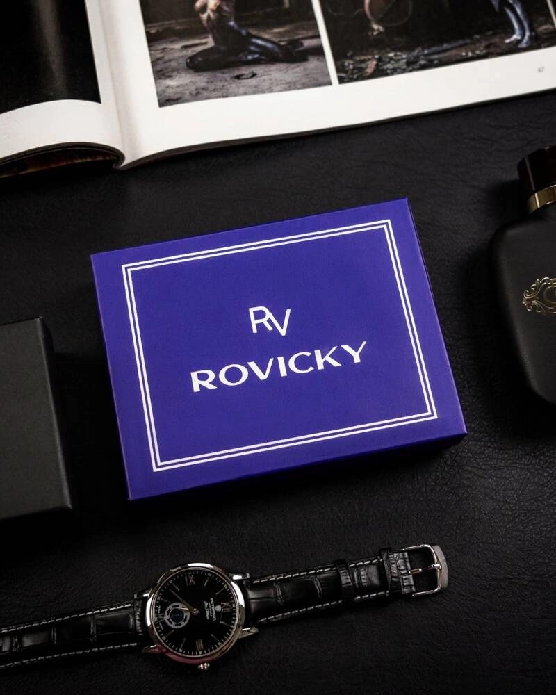 Kožená čierna pánska peňaženka RV s prackou