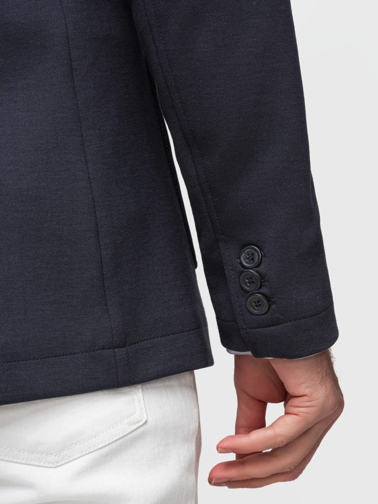 Športové sako slim fit granátové