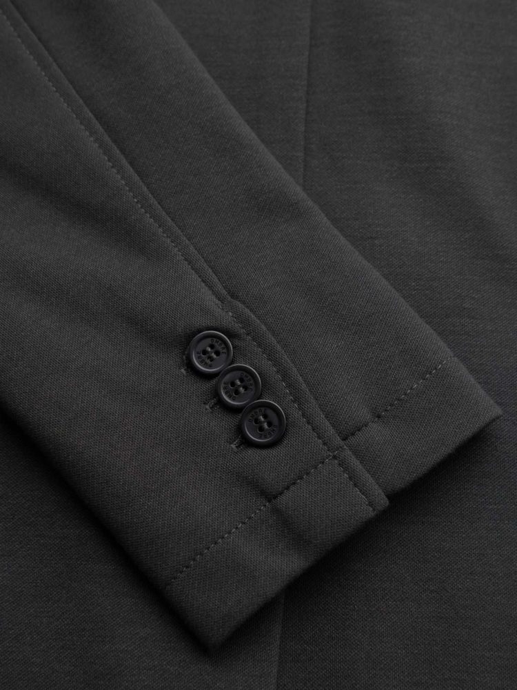 Športové sako slim fit grafitové
