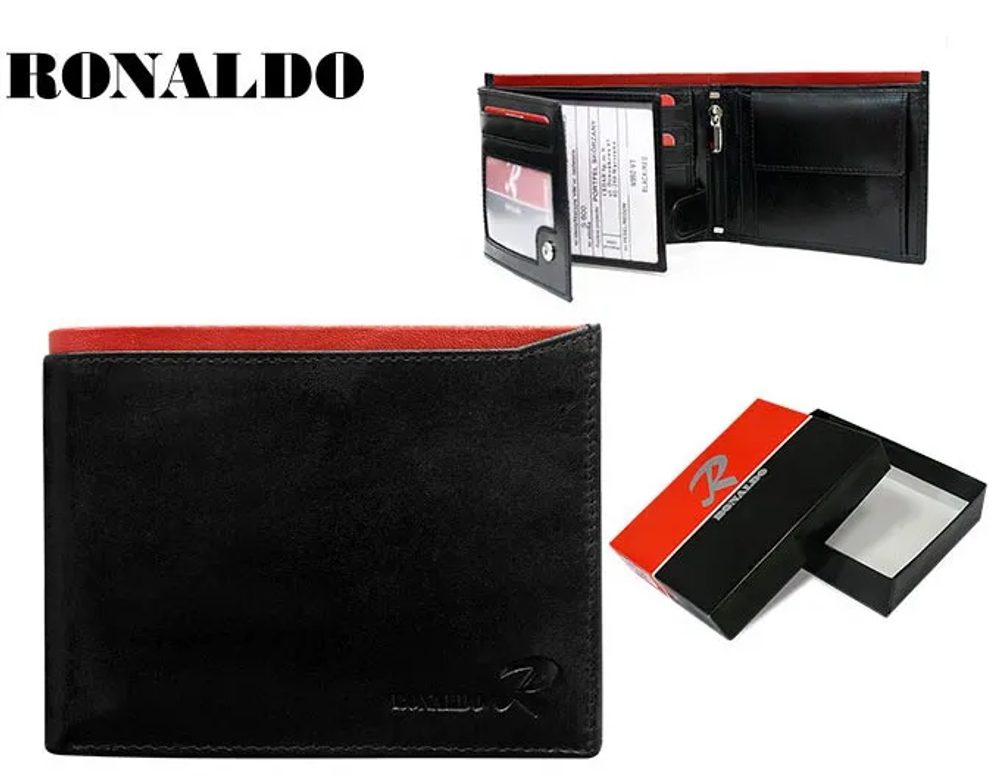 E-shop Pánska peňaženka Ronaldo čiernej farby