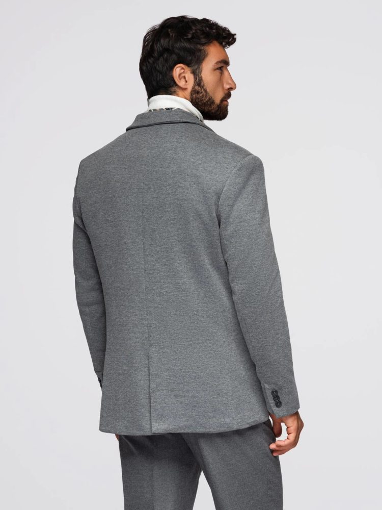 Elegantné pánske sako šedé
