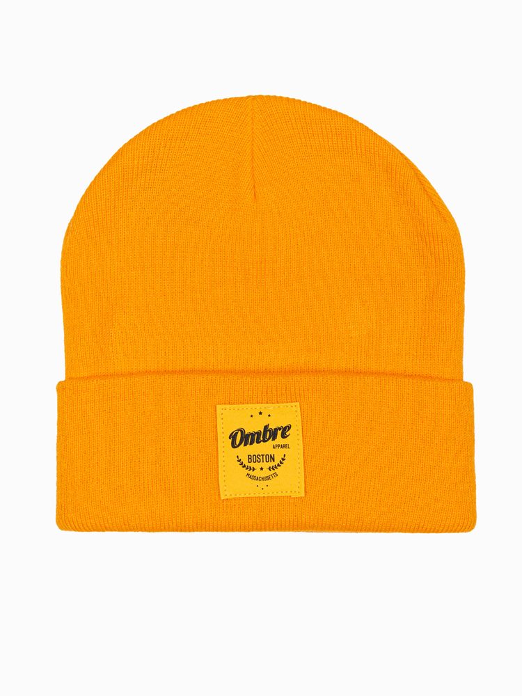 E-shop Žltá štýlová pánska čiapka H103