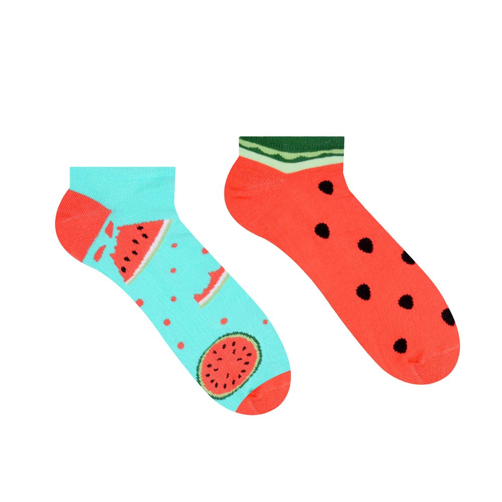 E-shop Veselé členkové ponožky s letným nádychom Melón