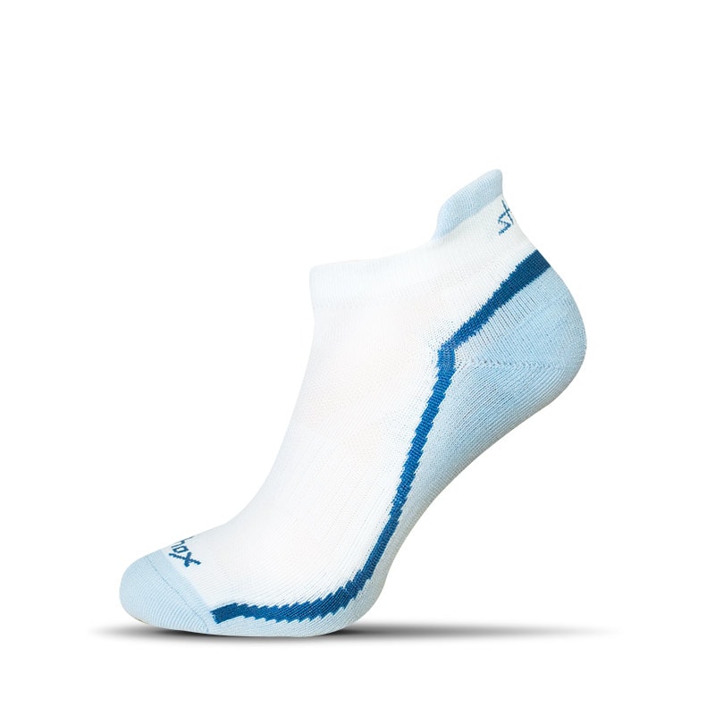 E-shop Bielo-svetlo modré pánske ponožky