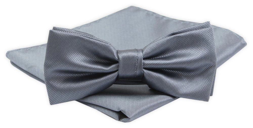 Sivý elegantný pánsky motýlik