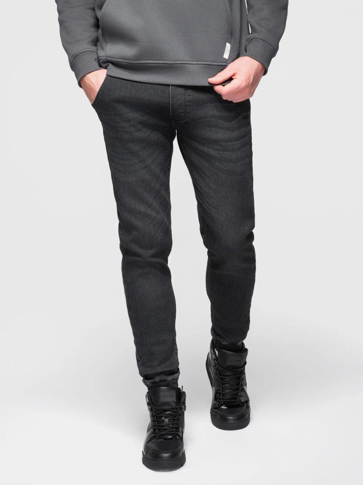 E-shop Pánske čierne rifľové joggery V4 PADJ-0242