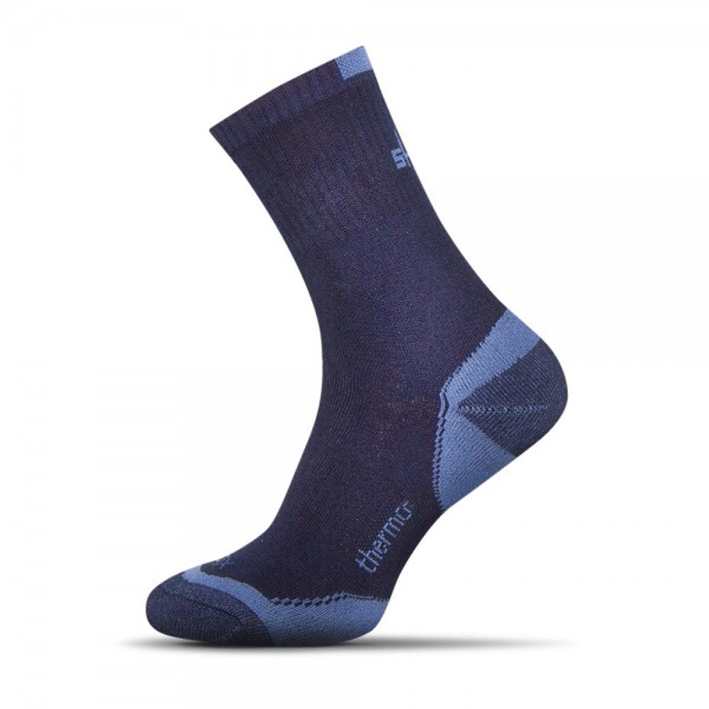 E-shop Termo bavlnené ponožky tmavo-modré