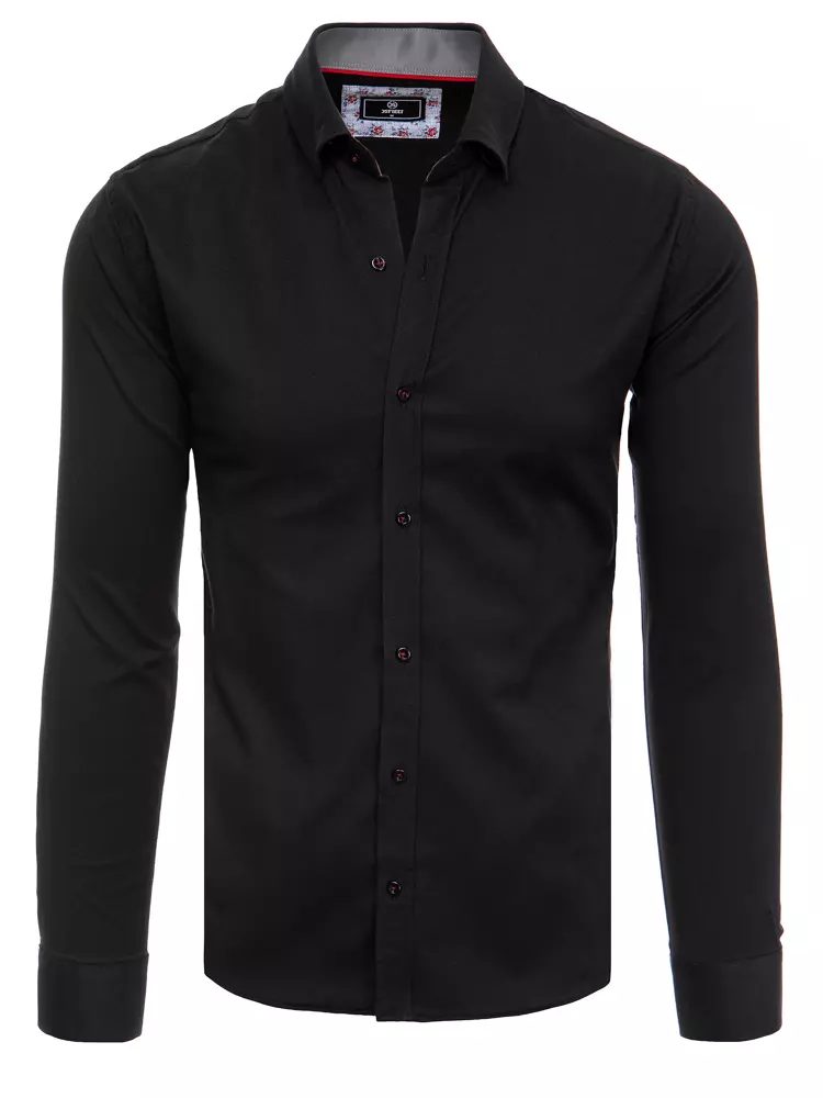E-shop Elegantná čierna košeľa