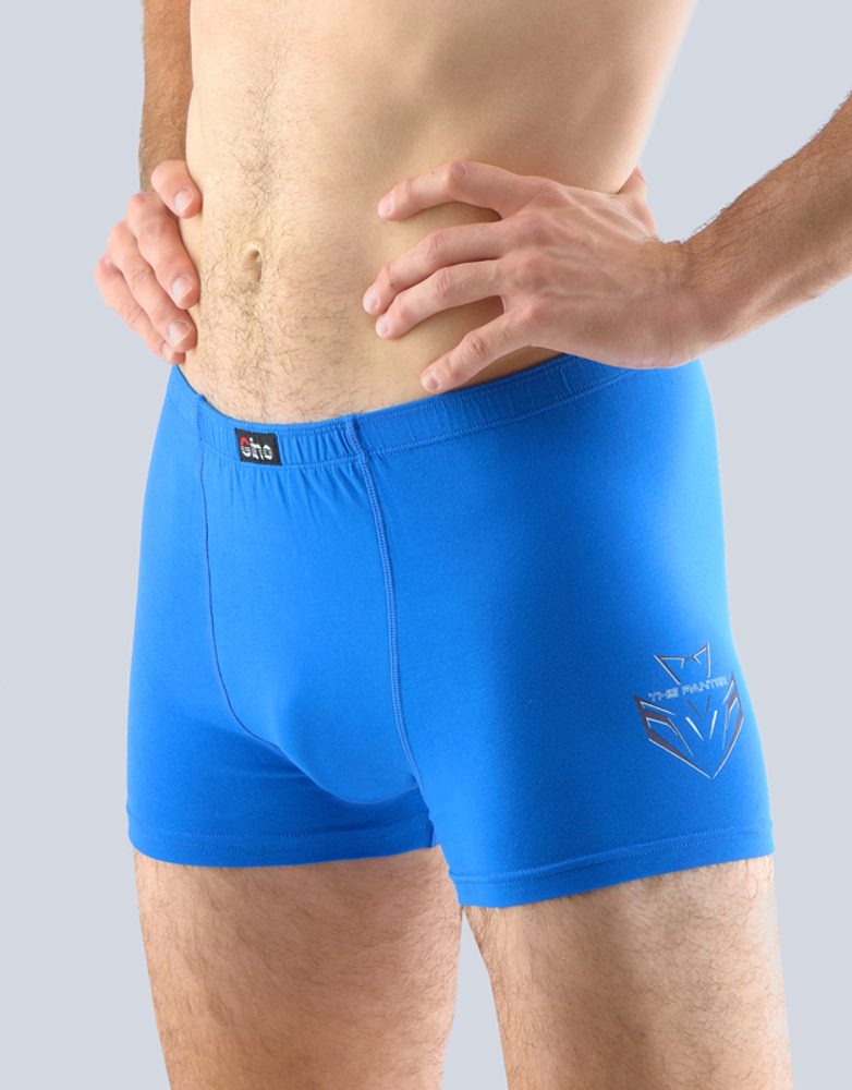E-shop Bavlnené tyrkysové boxerky s krátkou nohavičkou