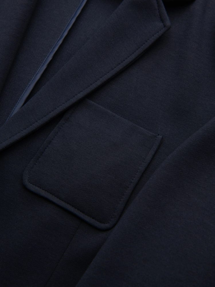 Športové sako slim fit granátové