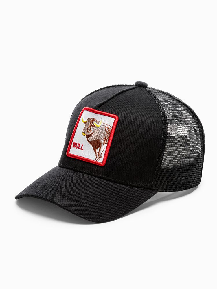 E-shop Čierna veselá šiltovka Bull H111