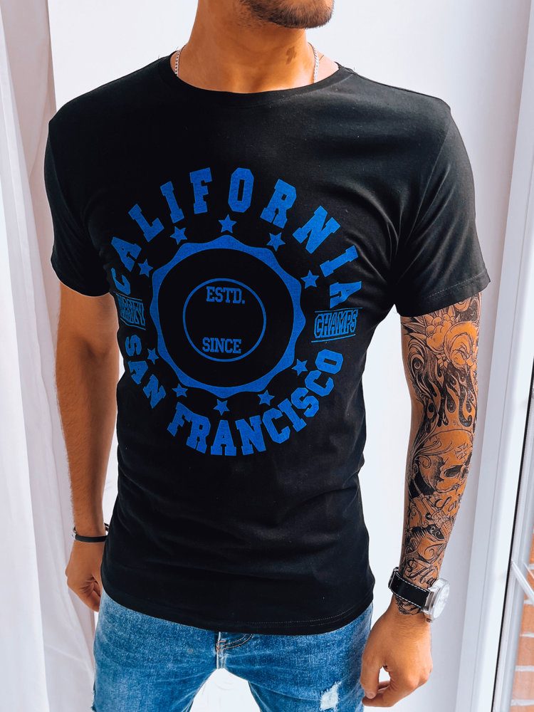 E-shop Čierne tričko s nápisom California