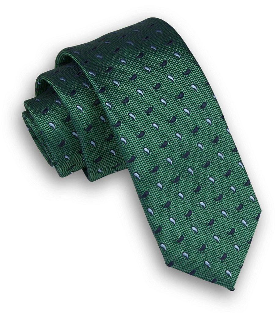 Originálna vzorovaná kravata zelená - Budchlap.sk