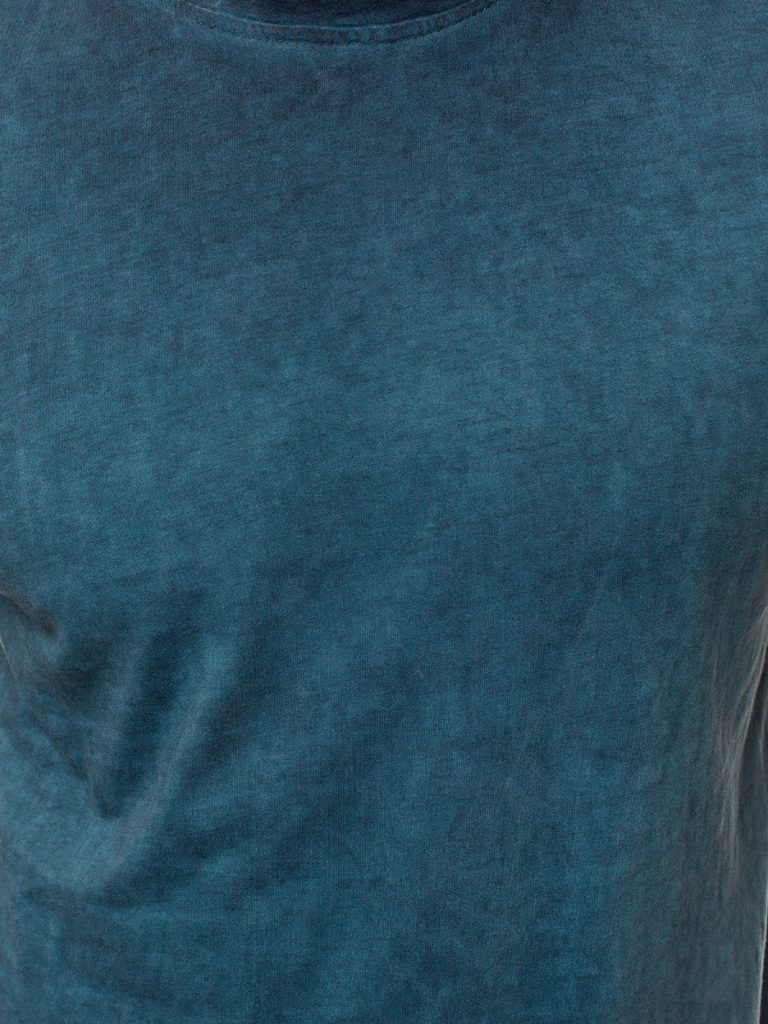 Melírované pánske tričko v indigo farbe JS/100728 - Budchlap.sk
