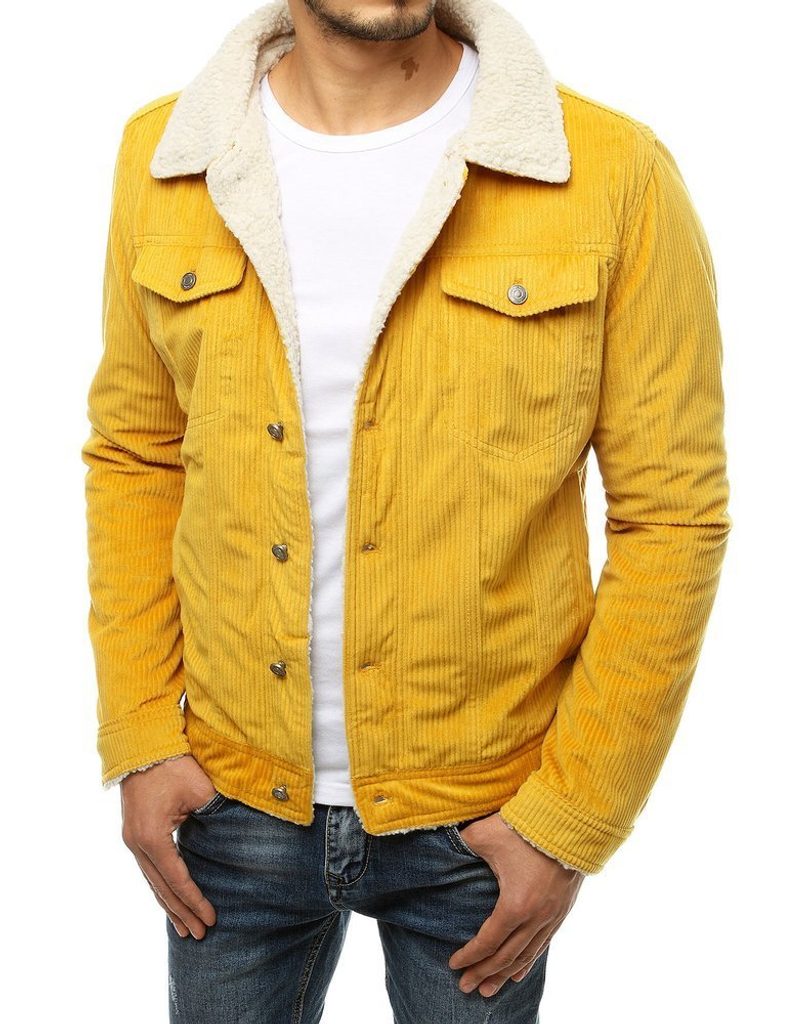 Menčestrová bunda v žltej farbe - Budchlap.sk