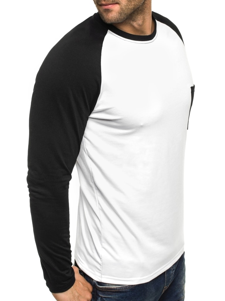 Pánske tričko biele s vreckom MX132 - Budchlap.sk
