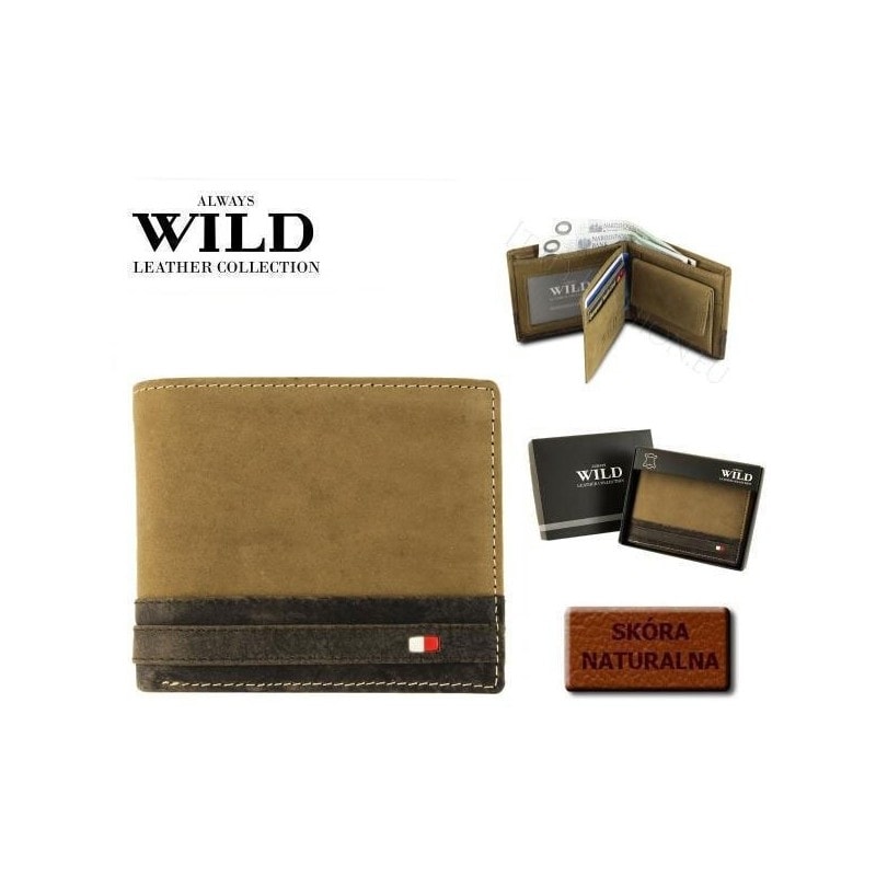 Malá dizajnová pánska peňaženka WILD - Budchlap.sk