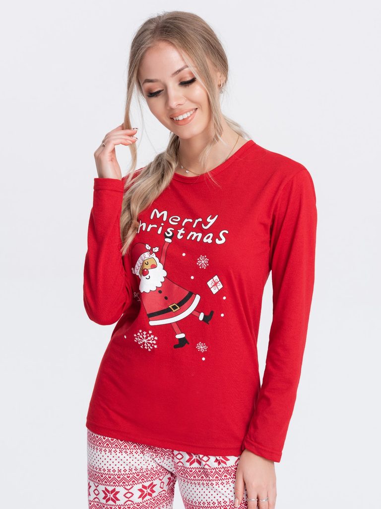 Trendy dámske pyžamo s vianočným motívom ULR229 - Budchlap.sk
