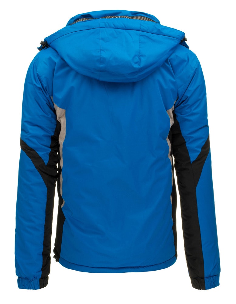 Modro-čierna športová zimná bunda - Budchlap.sk
