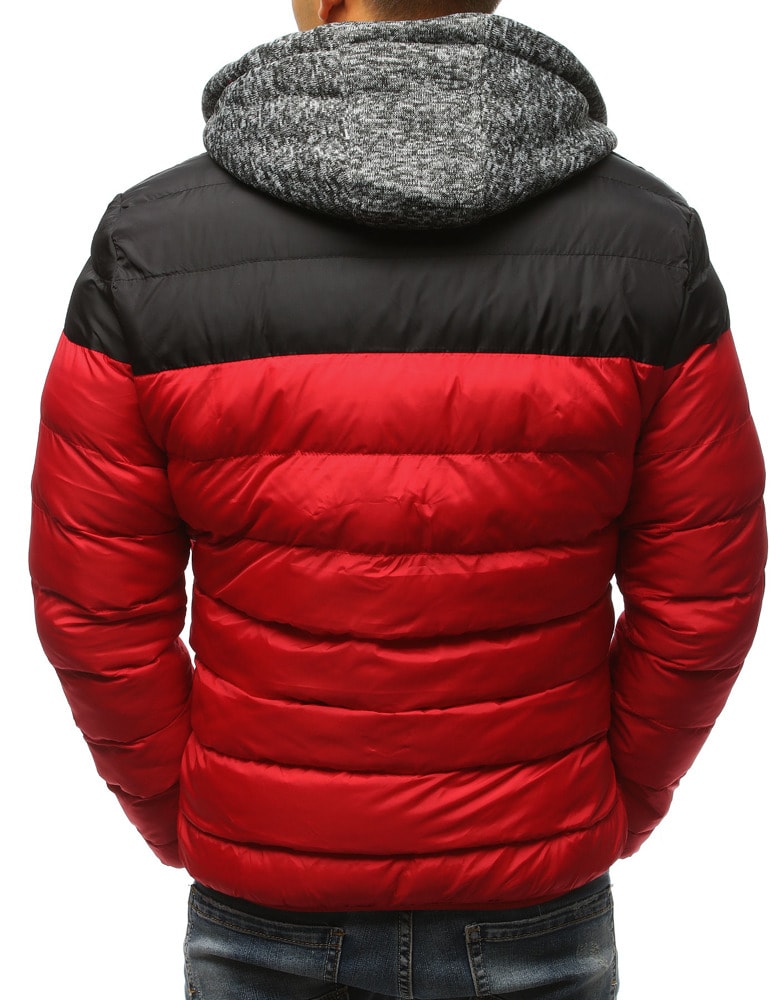 Pánska zimná bunda červená - Budchlap.sk