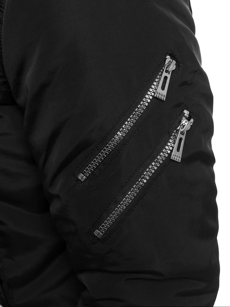Čierna zimná bunda s kapucňou X-FEEL 88658 - Budchlap.sk