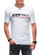 Originálne biele tričko s motivačným nápisom S1885