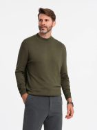 Trendy olivový  polorolák V7 SWTN-0100