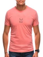 Ružové trendy tričko z bavlny S1724