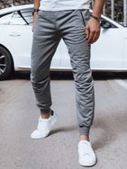 Pohodlné tepláky v sivej farbe