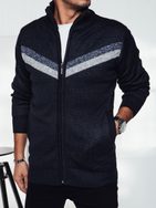 Moderný vzorovaný granátový pánsky sveter