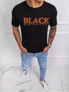 Štýlové čierne tričko Black