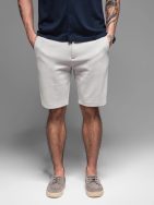 Svetlo-šedé chino pánske kraťasy V5 SRCS-0149